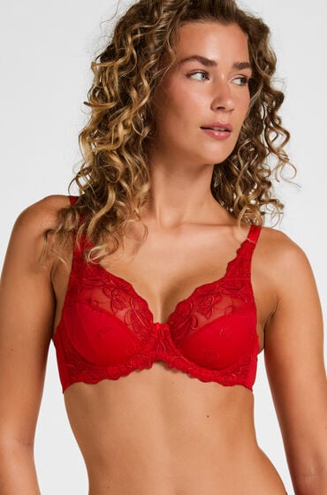 Hunkemöller Ikke-formstøbt bøjle-bh Diva Rød