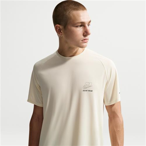 Kortærmet Nike Stride Dri-FIT ADV-løbetop til mænd - hvid