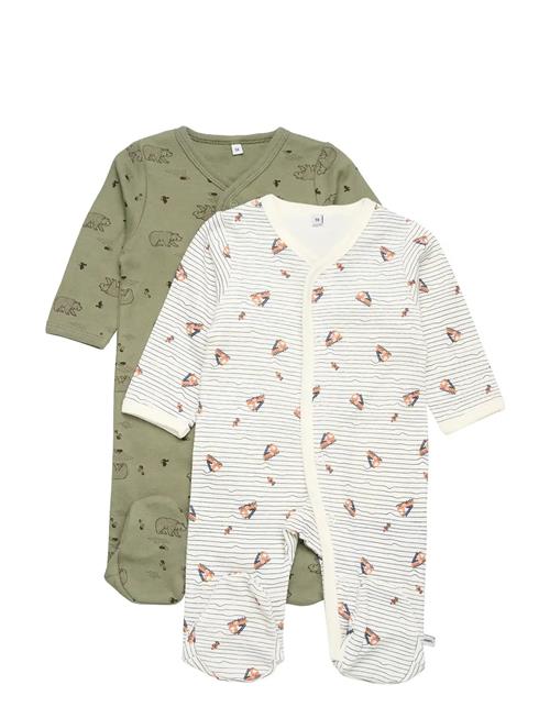 Pippi | Nightsuit W/F -Buttons 2-Pack | 98