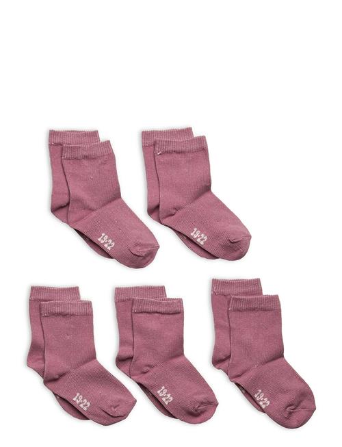 Minymo | Ankle Sock -Solid (5-Pack) | 23-26