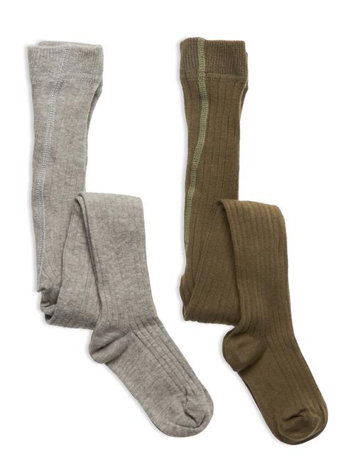 Minymo | Stocking - Solid Rib 2-Pack | 140\146