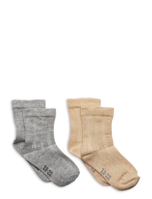 Minymo | Ankle Sock W. Lurex (2-Pack) | 23-26