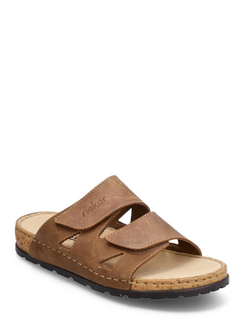 Rieker | Rieker Mens Sandals 25691-25 Brown | 47