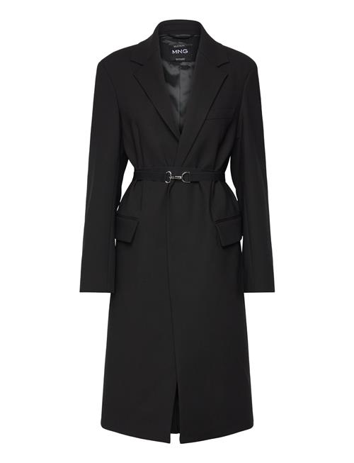 Mango | Structured Double Fabric Coat With Belt | S