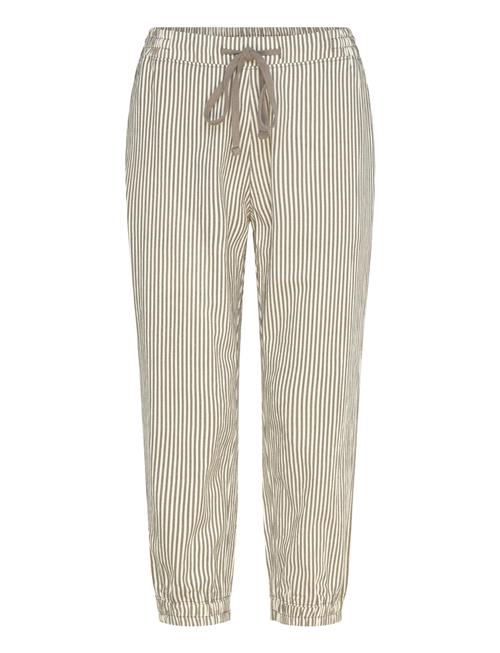 Kaffe | Kanaya Striped Capri Pants | 36