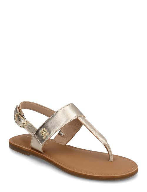 Tommy Hilfiger | Metallic Leather Thong Sandal | 39