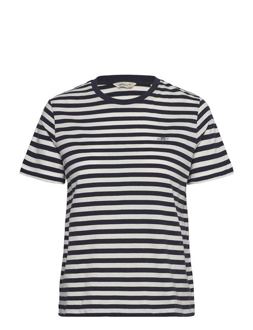 GANT | Reg Striped Shield Ss T-Shirt | XS