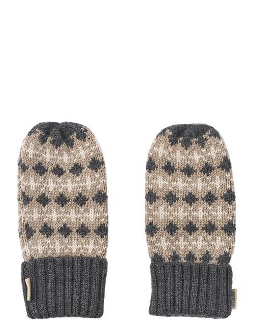 Wheat | Jacquard Mittens Haansi | M