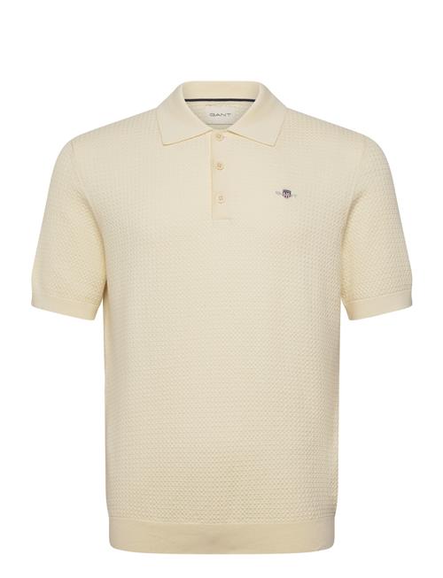 GANT | Textured Cotton Ss Polo | XXL