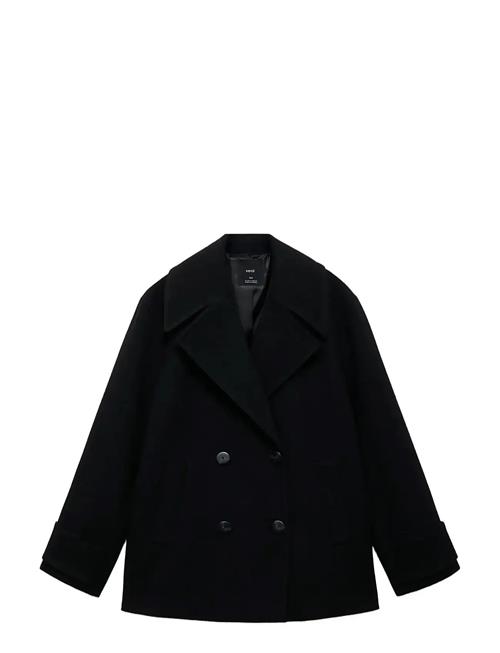 Mango | Double-Breasted Wool-Blend Coat | S