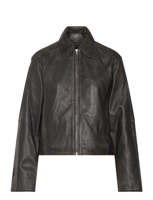 Mango | Lapels Leather Jacket | XS