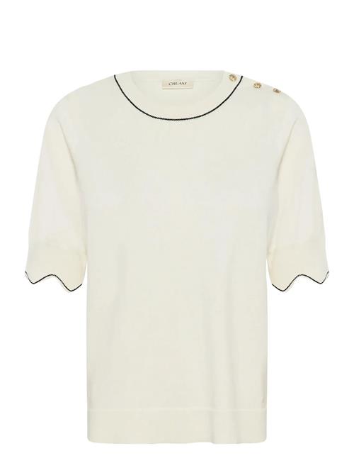 Cream | Crvillea Knit Blouse | XXL