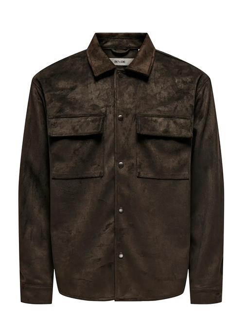 ONLY & SONS | Onsravi Fake Suede Shacket Otw | M