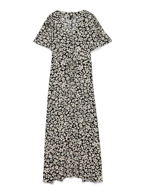 VERO MODA Blusekjole 'VMAlba'  beige / sort