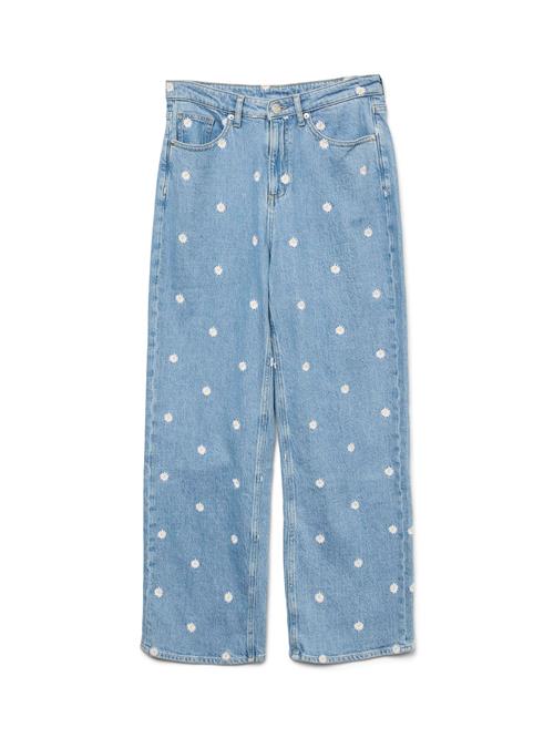 VERO MODA Jeans 'VMTessa'  blue denim / lysegul / hvid