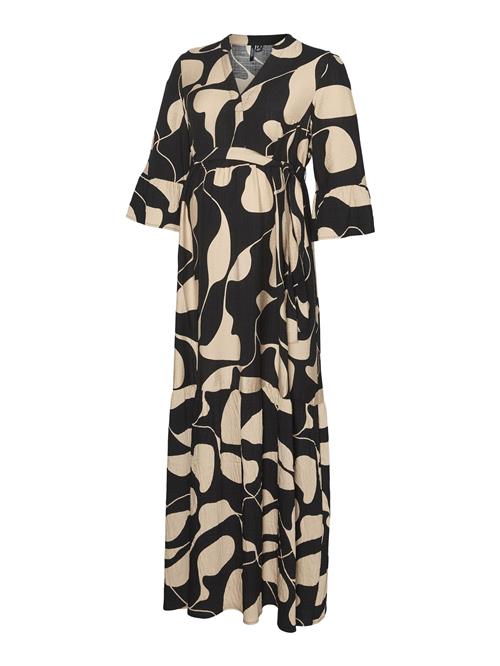 Vero Moda Maternity Kjole 'VERA'  beige / sort