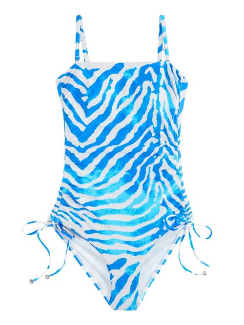 Next Formgivende badedragt  blå