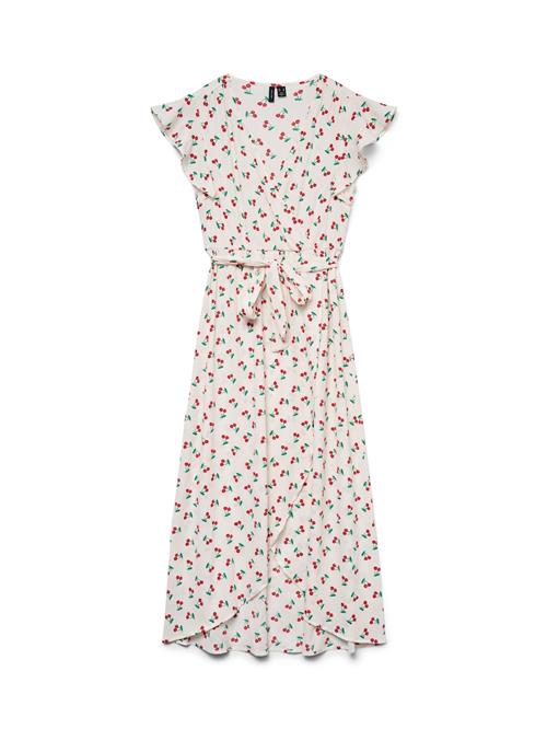 VERO MODA Kjole 'VMPage'  creme / grøn / rød