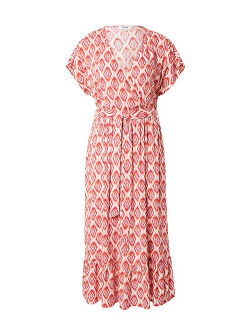 ONLY Kjole 'ONLZilla Adele'  lyseblå / rød / offwhite