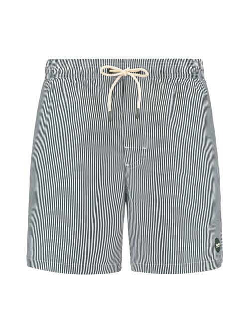 Shiwi Badeshorts 'Mike'  mørkegrøn / hvid
