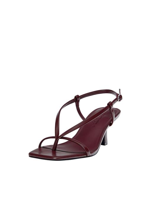 Pull&Bear Klipklappere  burgunder