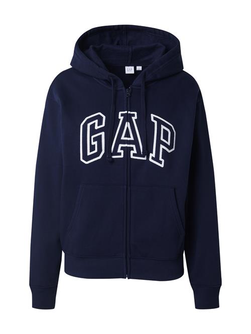 GAP Sweatjakke 'HERITAGE'  navy / hvid