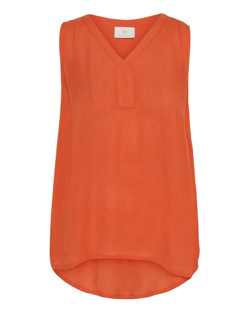 Kaffe Bluse 'KAAmber'  orangerød