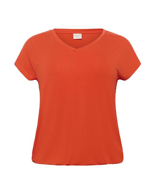 KAFFE CURVE Shirts 'KCjena'  orangerød