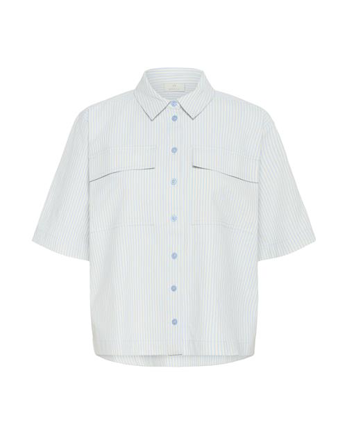 Kaffe Bluse 'KAnaya'  ecru / lyseblå