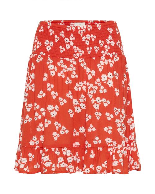 Kaffe Nederdel 'KAthora'  navy / rød / hvid