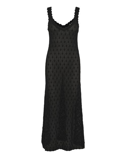 Kaffe Strikkjole  sort