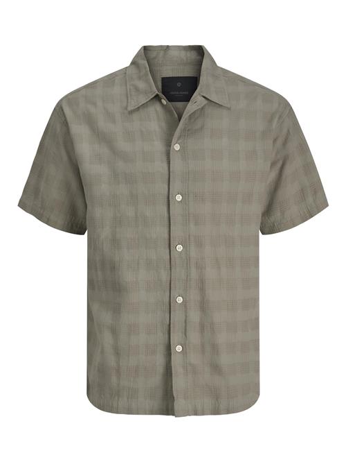 JACK & JONES Skjorte  grå / khaki