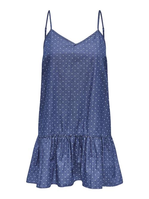 ONLY Kjole 'ONLNova'  blue denim / hvid