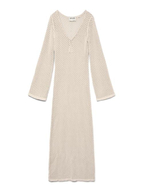 VERO MODA Strikkjole 'AWEmma'  beige