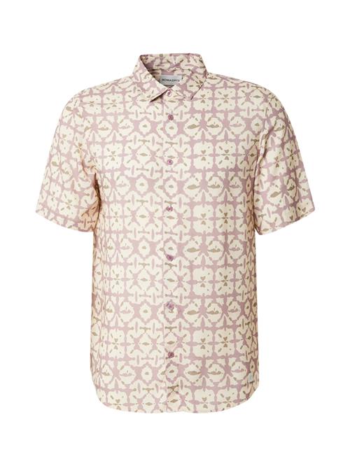 NOWADAYS Skjorte  creme / lysebrun / kirsebærsrød