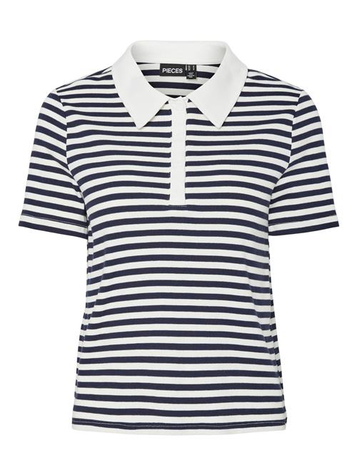 PIECES Shirts 'PCDonna'  navy / hvid