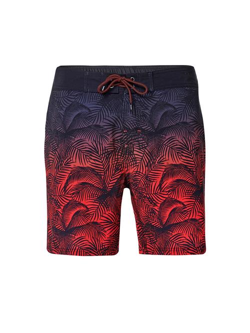 KOROSHI Badeshorts  marin / navy / orkidee / rød