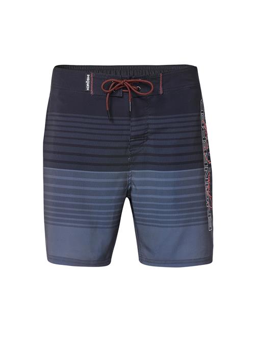 KOROSHI Badeshorts  marin / basalgrå / koral / hvid