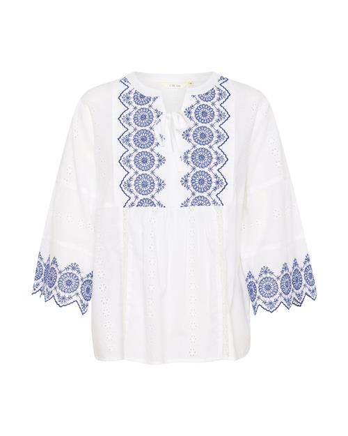 Cream Bluse 'CRBella'  blå / hvid