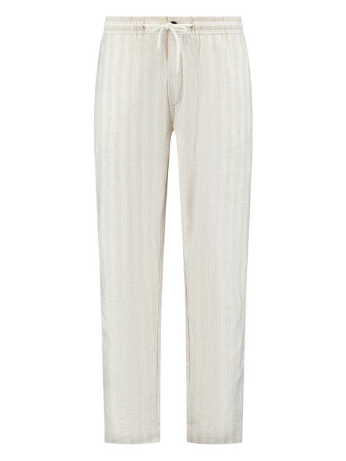 Shiwi Lærredsbukser 'Lenny'  beige / brun / hvid