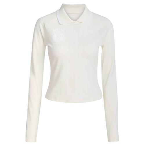ADIDAS ORIGINALS Shirts 'Long-Sleeve Crest'  hvid / offwhite