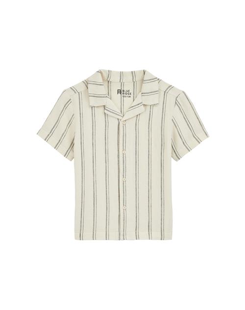 WE Fashion Skjorte  ecru / sort