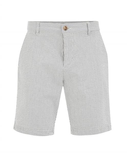 WE Fashion Lærredsbukser  safir / hvid