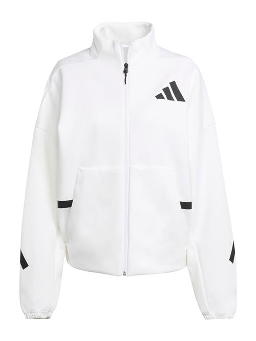 ADIDAS SPORTSWEAR Træningsjakke 'Z.N.E.'  sort / hvid