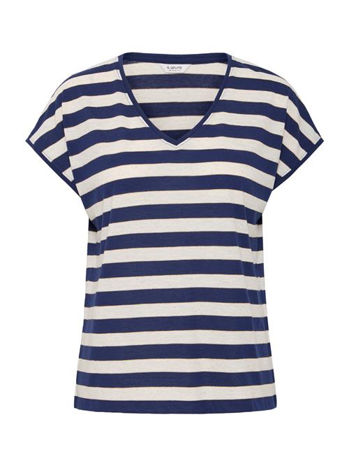 b.young Shirts 'SANTO'  marin / guld / hvid