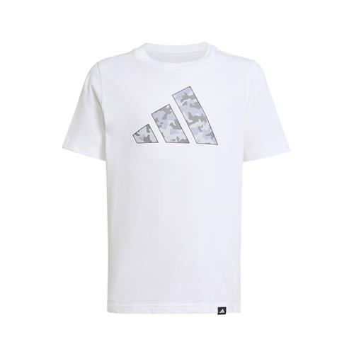 ADIDAS SPORTSWEAR Funktionsskjorte 'Camo Graphic Tee'  grå / lysegrå / sort / hvid