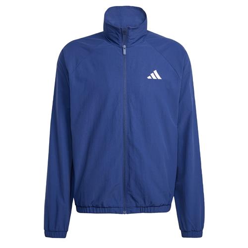 ADIDAS SPORTSWEAR Sportsjakke 'Essential'  mørkeblå / hvid
