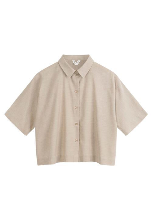 MELA Bluse 'RINARA'  beige-meleret