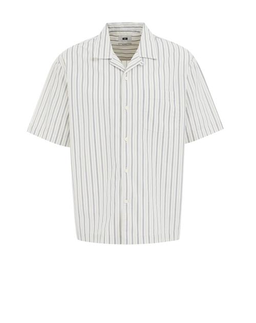 WE Fashion Skjorte  marin / sort / hvid