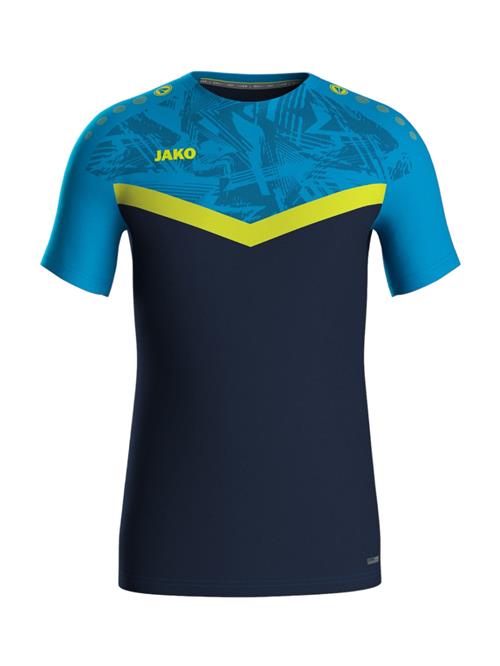 JAKO Funktionsskjorte  blå / mørkeblå / gul